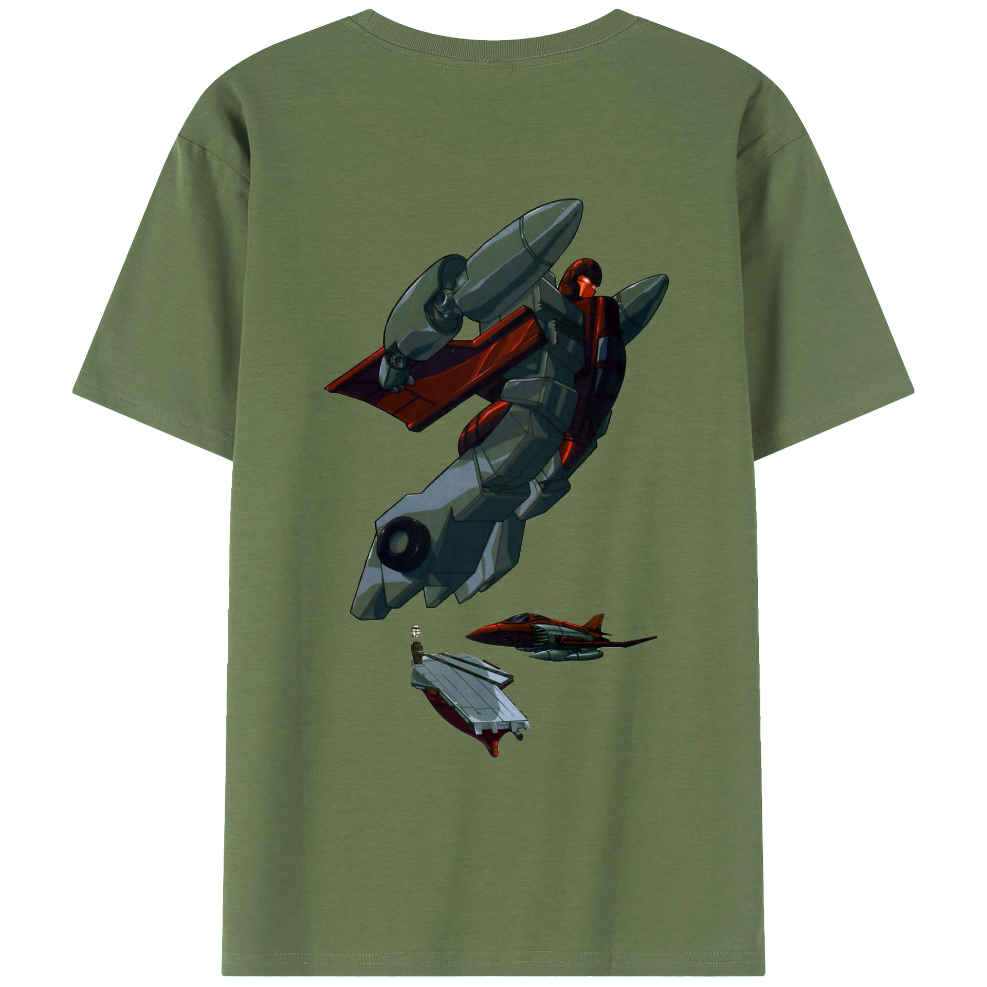 （画像用）  綿100％ メンズ半袖Tシャツ（バックプリント） 通気性